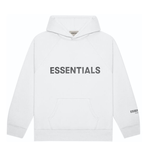 FEAR OF GOD ESSENTIALS Pullover Hoodie White - Picture 1 of 4